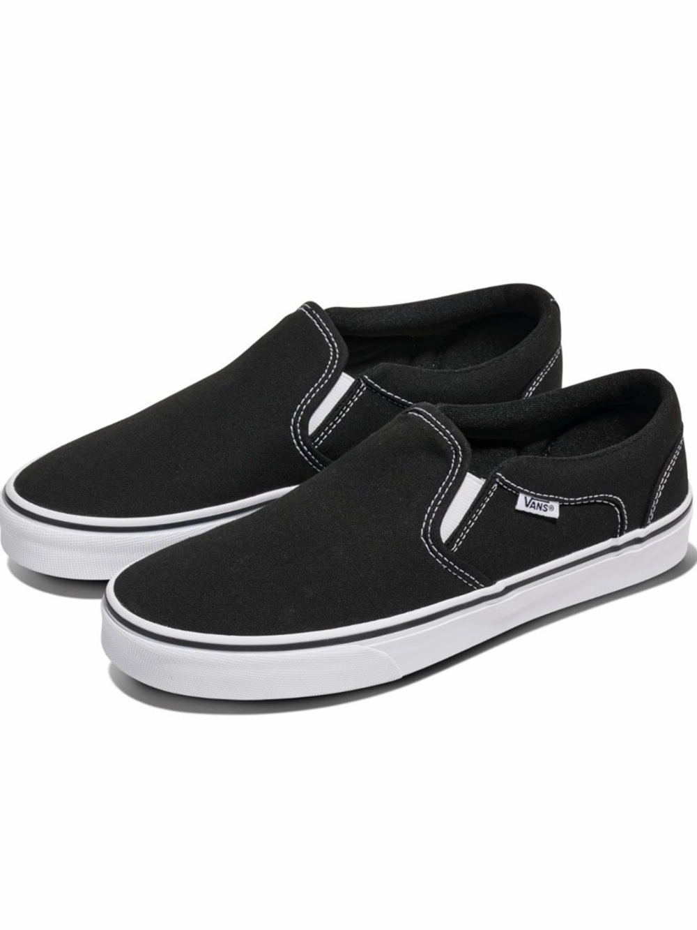 Vans Black Asher Slip-On